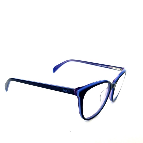 New TOUS Eyeglasses VTOA36 09MC 53 16 135 Acetate Frames Navy Blue Women Glasses - Picture 14 of 15